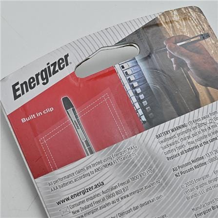 FLASHLIGHT PLMA22 ENERGIZER METAL
