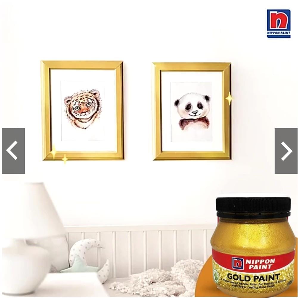 NIPPON 999 GOLD PAINT 250G INTERIOR / EXTERIOR / WOOD AND METAL