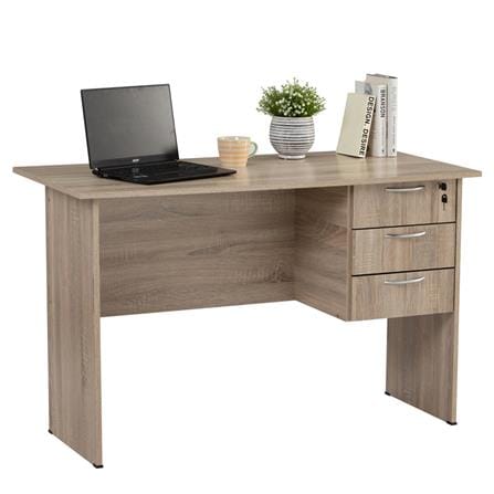 NUHOOM ECO 4 OFFICE TABLE 3 DRAWER  SONOMA OAK