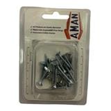 AMAN DRY WALL SCREW 6X1" 20 PIECES MKZ-625 WHITE