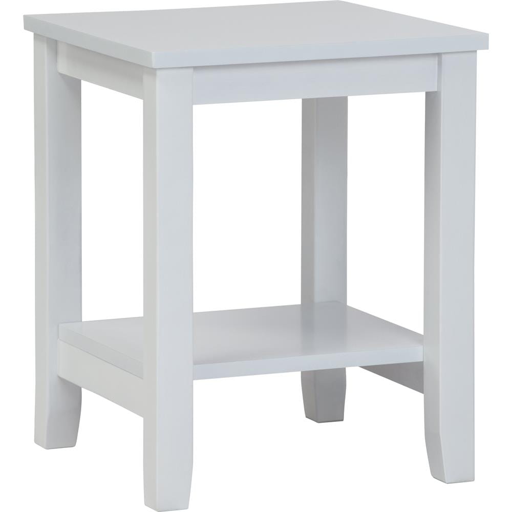 NUHOOM BEDSIDE TABLE ELINA WHITE