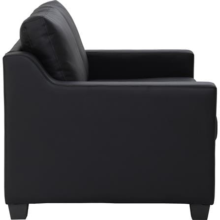 NESTHOUZ BALENO SOFA 2 SEATER SOFABLACK PU