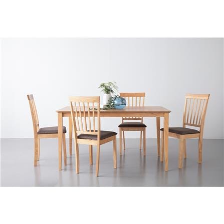 NUHOOM CHARMANT 800X1400 DINING TABLE IN NATURAL COLOUR OAK