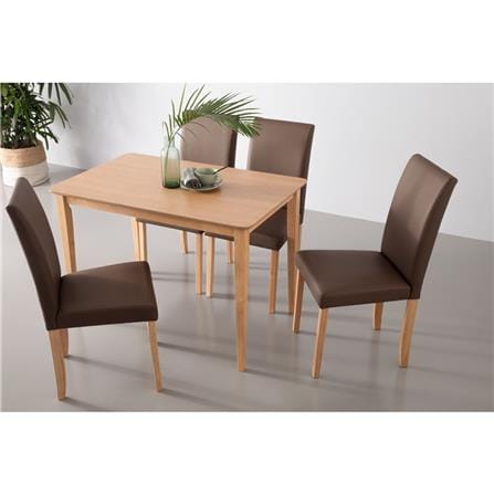 NUHOOM CHARMANT 800X1400 DINING TABLE IN NATURAL COLOUR OAK