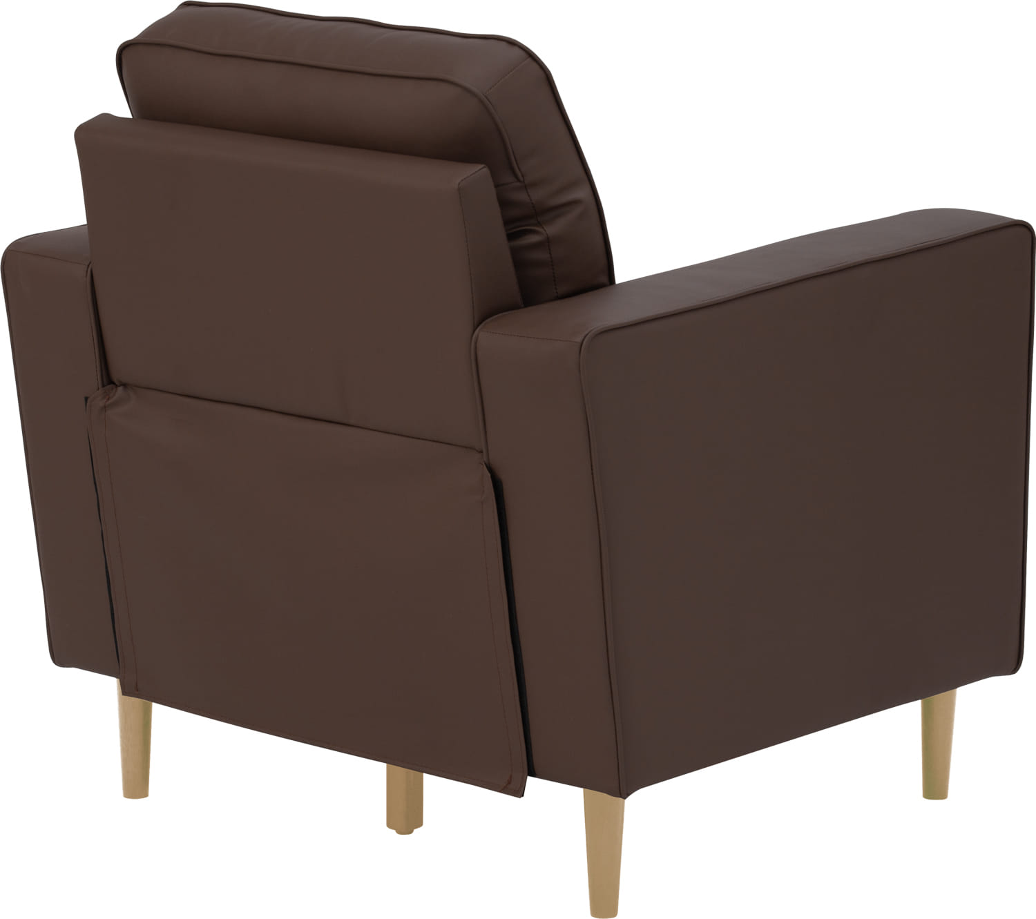 NESTHOUZ ROYCE SOFA 1 SEATER SOFA MOCHA