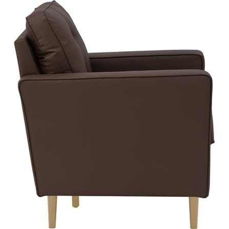 NESTHOUZ ROYCE SOFA 1 SEATER SOFA MOCHA