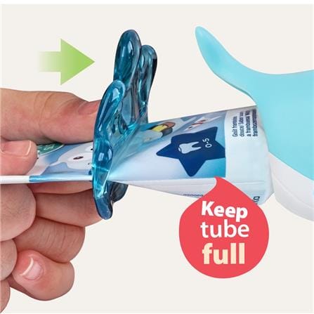 FLIPPER TOOTHPASTE SQUIRTER F24801-00 BLUE (H6XW4XD6 CM)