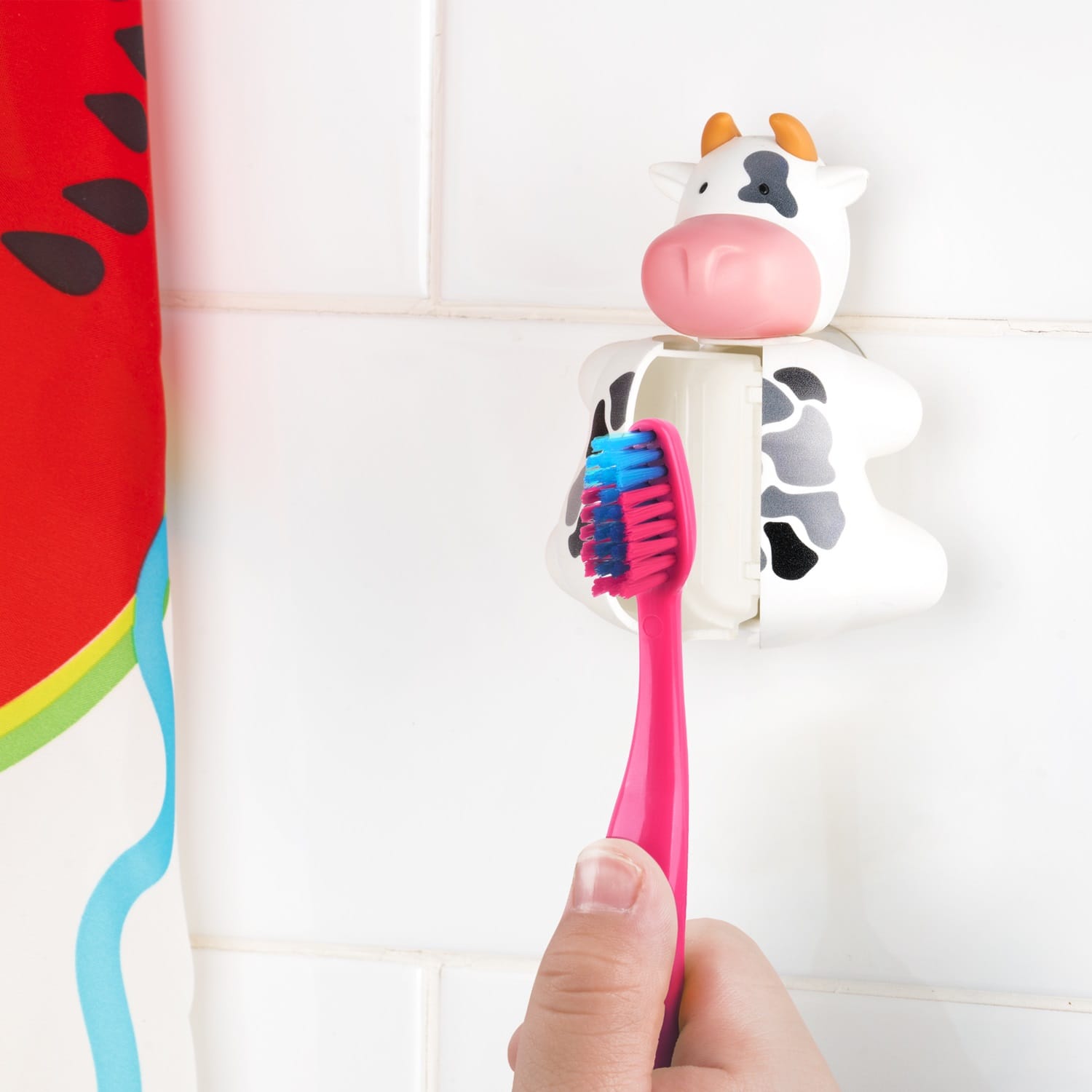 FLIPPER TOOTHBRUSH HOLDER F02801-00 COW