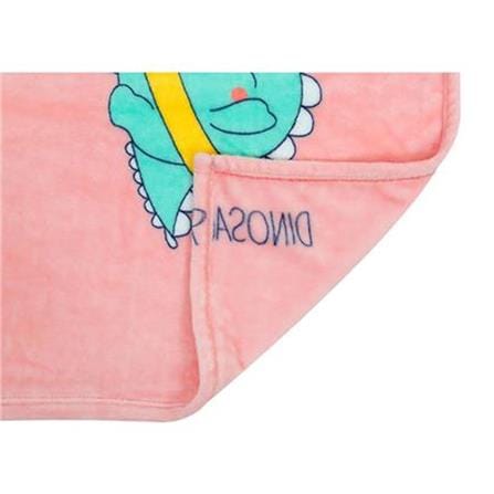 BLANKET HOME LIVING DINO 50X60" PINK