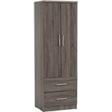 NUHOOM DUBLIN WARDROBE 2 DOOR+DRAWER SONOMA OAK