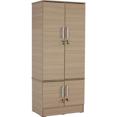 NUHOOM NAOMI WARDROBE 4 DOOR EBONNESE