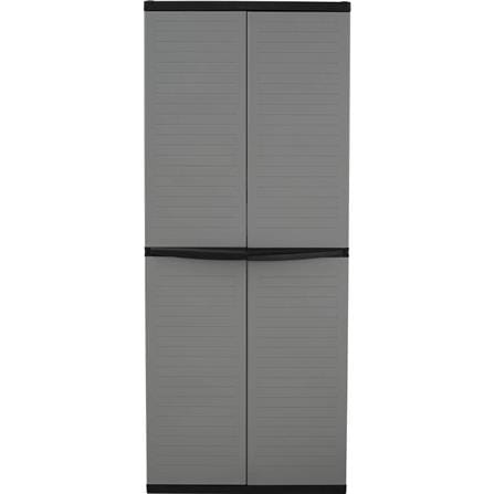 NUHOOM OPTIMUS LARGE WARDROBE  GREY/BLACK