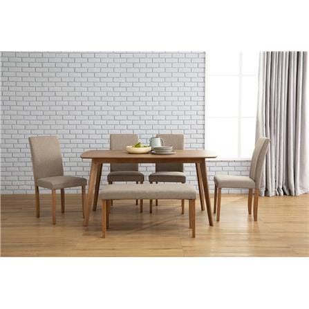 NUHOOM ALLEGRO DINING TABLE  150CM COCOA