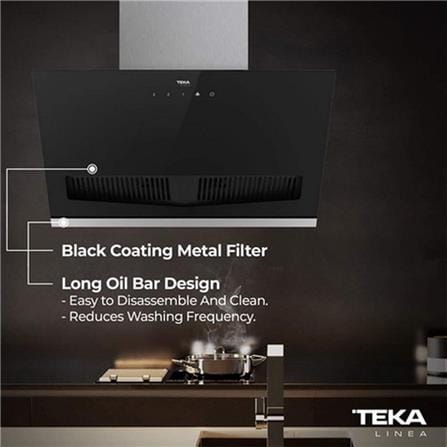 TEKA CHIMNEY HOOD LVT 90 90CM 1400M3/H