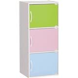 NUHOOM BRAY OPEN SHELF 3TIER COLOUR BOX WITH DOOR