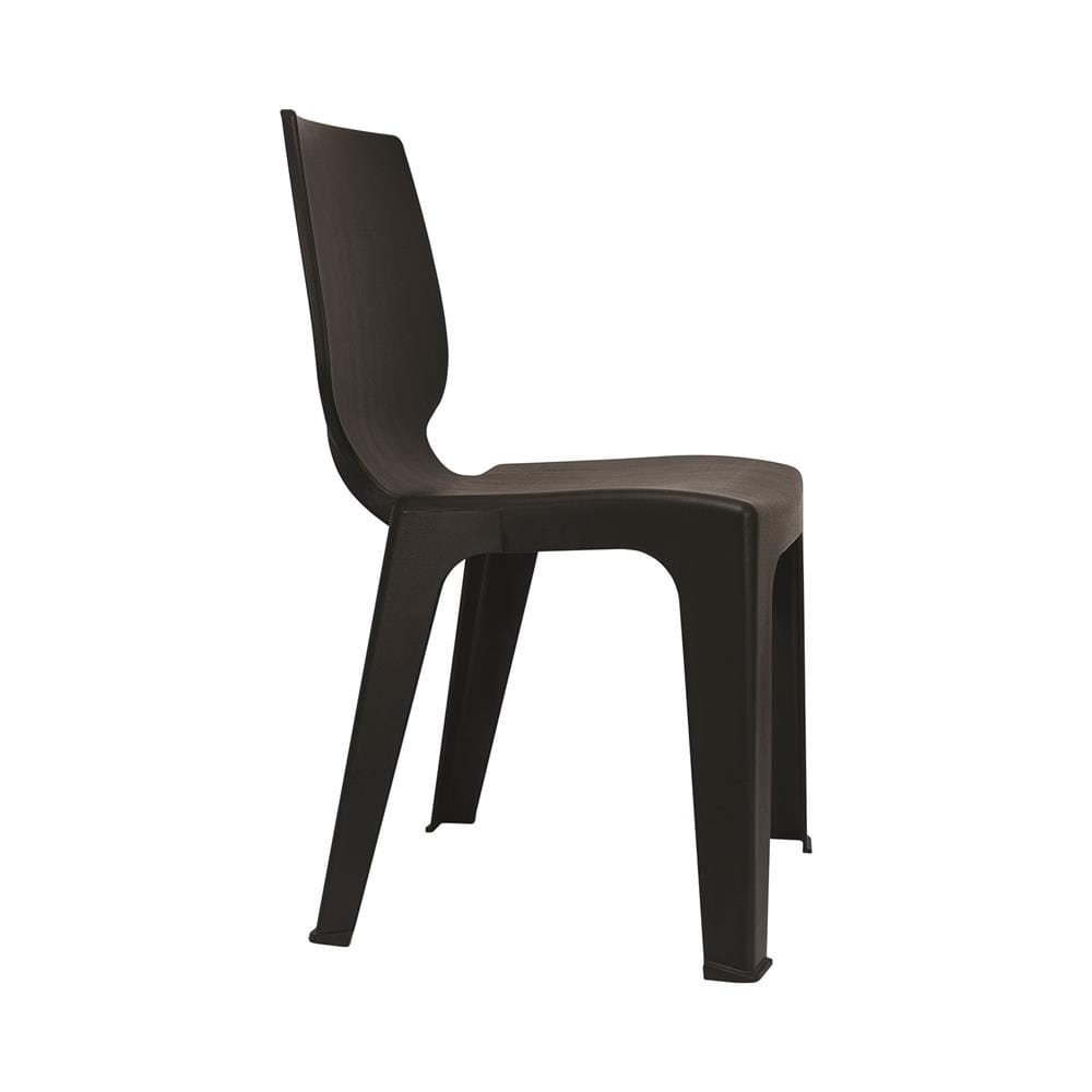 NUHOOM OPTIMUS SIDE CHAIR DARK BLACK