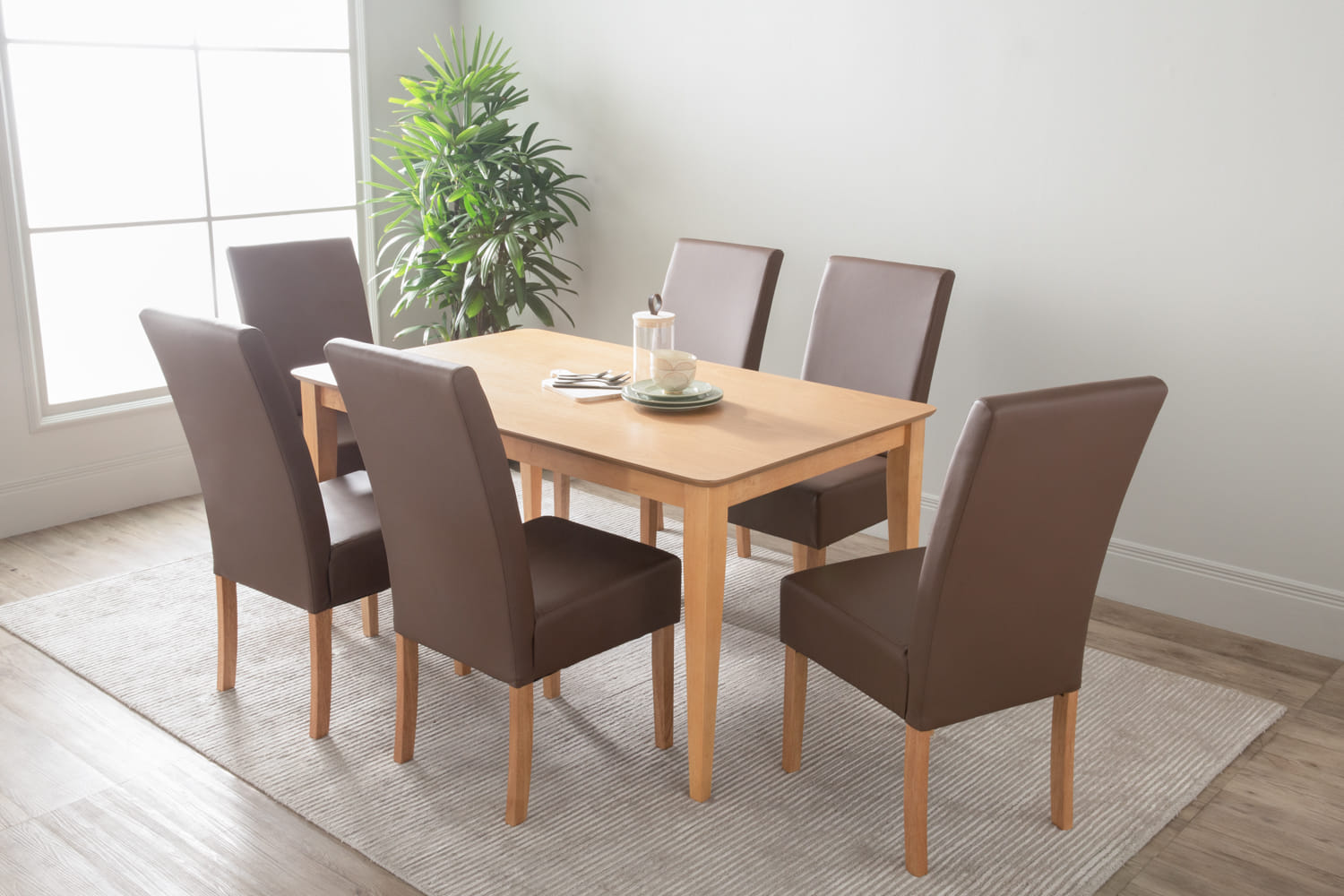 NUHOOM ALLEGRO 900X1500 DINING TABLE IN NATURAL COLOUR