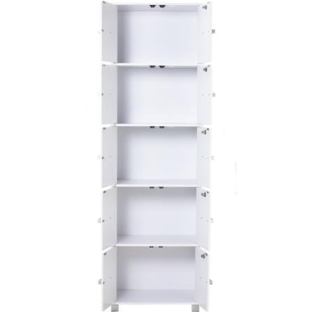 NUHOOM NAOMI STORAGE BOX 10 DOOR WITH LOCK WHITE