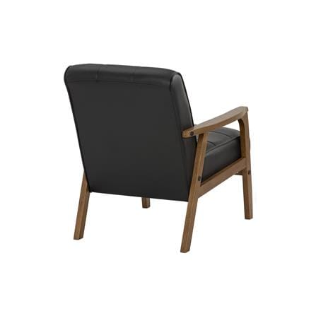 TUCSON 1 SEATER SOFA IN COCOA COLOUR, ESPRESSO COLOUR VINYL