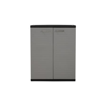 NUHOOM SHOES CABINET OPTIMUS 2 DOOR GREY/BLACK