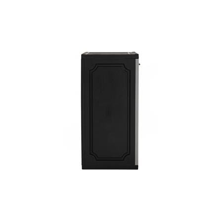 NUHOOM SHOES CABINET OPTIMUS 2 DOOR GREY/BLACK