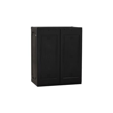 NUHOOM SHOES CABINET OPTIMUS 2 DOOR GREY/BLACK