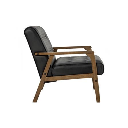 TUCSON 2 SEATER SOFA IN COCOA COLOUR, ESPRESSO COLOUR VINYL