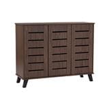 NUHOOM SHOES CABINET IRAN 3 DOOR LIGHT CAPPUCINNO