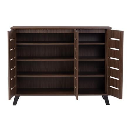 NUHOOM SHOES CABINET IRAN 3 DOOR LIGHT CAPPUCINNO