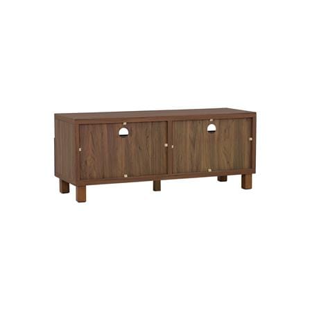 NESTHOUZ TV CABINET GORDY 1.18M WALNUT/BLACK