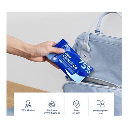 ALCOSM 75% CLASSIC ALCOHOL WIPES 10 SHEET EACH