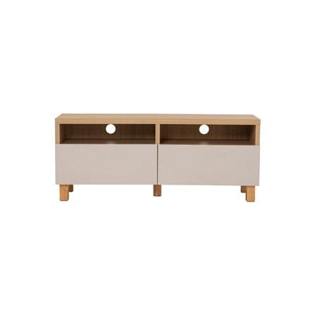 NESTHOUZ TV CABINET GORDY 1.18M OAK/WHITE