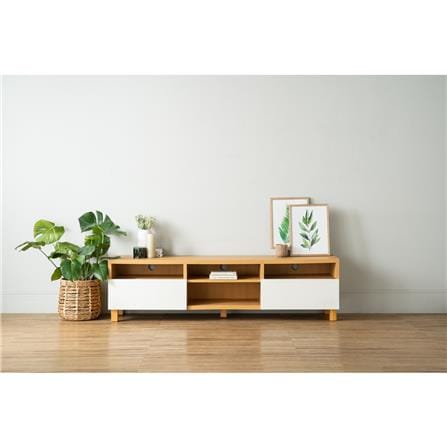NESTHOUZ TV CABINET PONTO 1.78M OAK/WHITE