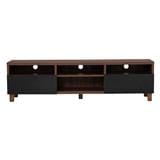 NESTHOUZ TV CABINET GORDY 1.78M WALNUT