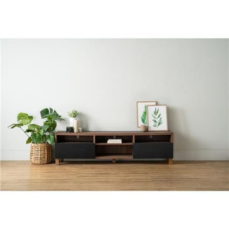 NESTHOUZ TV CABINET GORDY 1.78M WALNUT