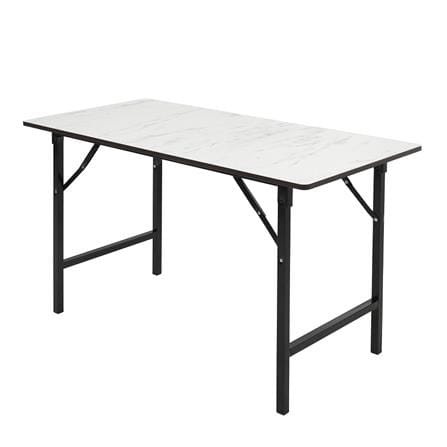 MULTIPURPOSE TABLE FURDINI 60X120CM WHITE MARBLE PATTERN