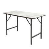 MULTIPURPOSE TABLE FURDINI 60X120CM GREY MARBLE PATTERN