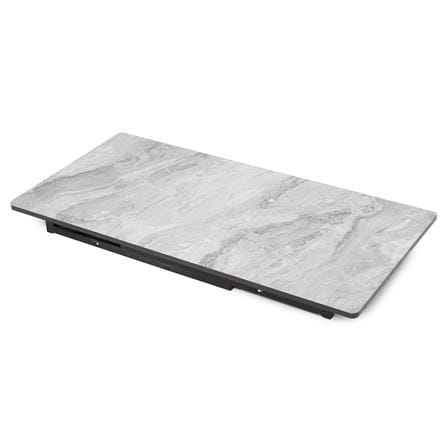 MULTIPURPOSE TABLE FURDINI 60X120CM GREY MARBLE PATTERN