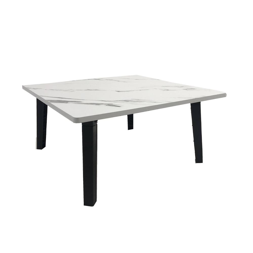 FOLDING TABLE FURDINI 60X60CM WHITE MARBLE