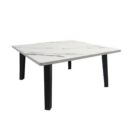 FOLDING TABLE FURDINI 60X60CM WHITE MARBLE