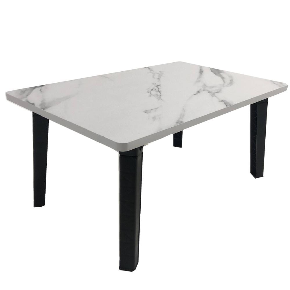 FOLDING TABLE FURDINI 40X60CM WHITE MARBLE