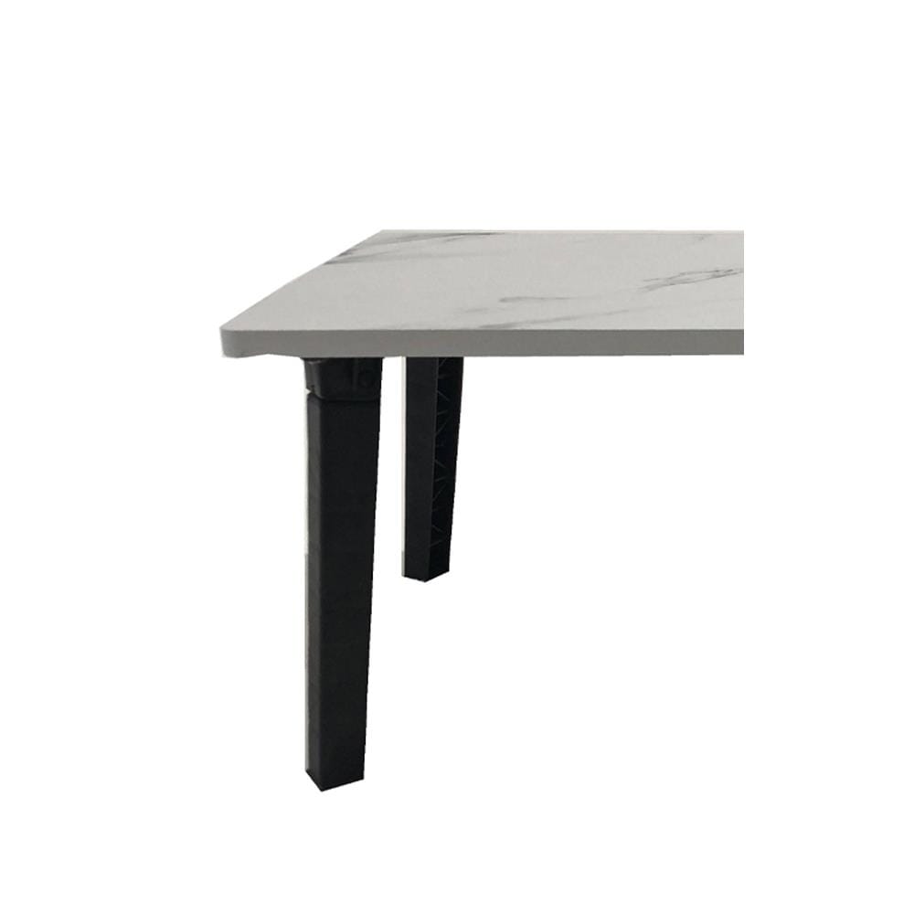 FOLDING TABLE FURDINI 40X60CM WHITE MARBLE