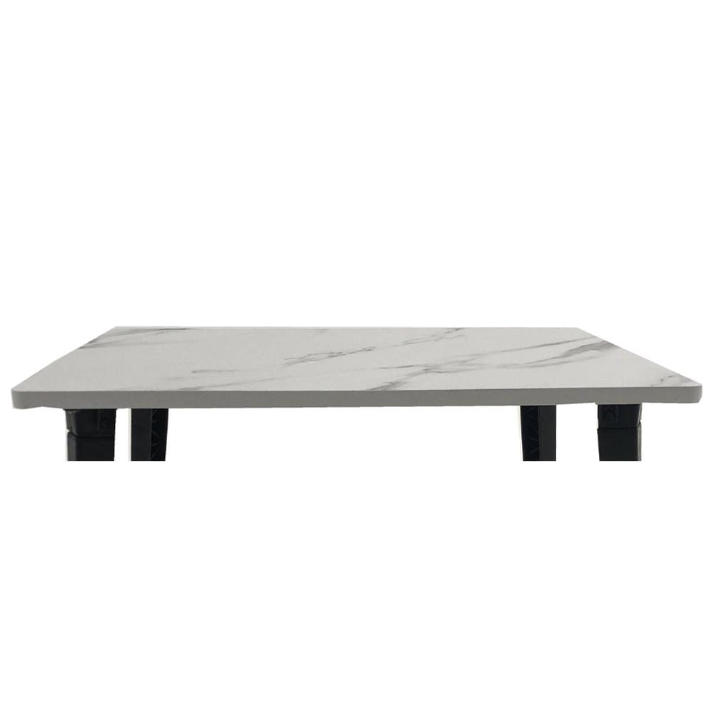 FOLDING TABLE FURDINI 40X60CM WHITE MARBLE