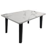 FOLDING TABLE FURDINI 40X60CM WHITE MARBLE
