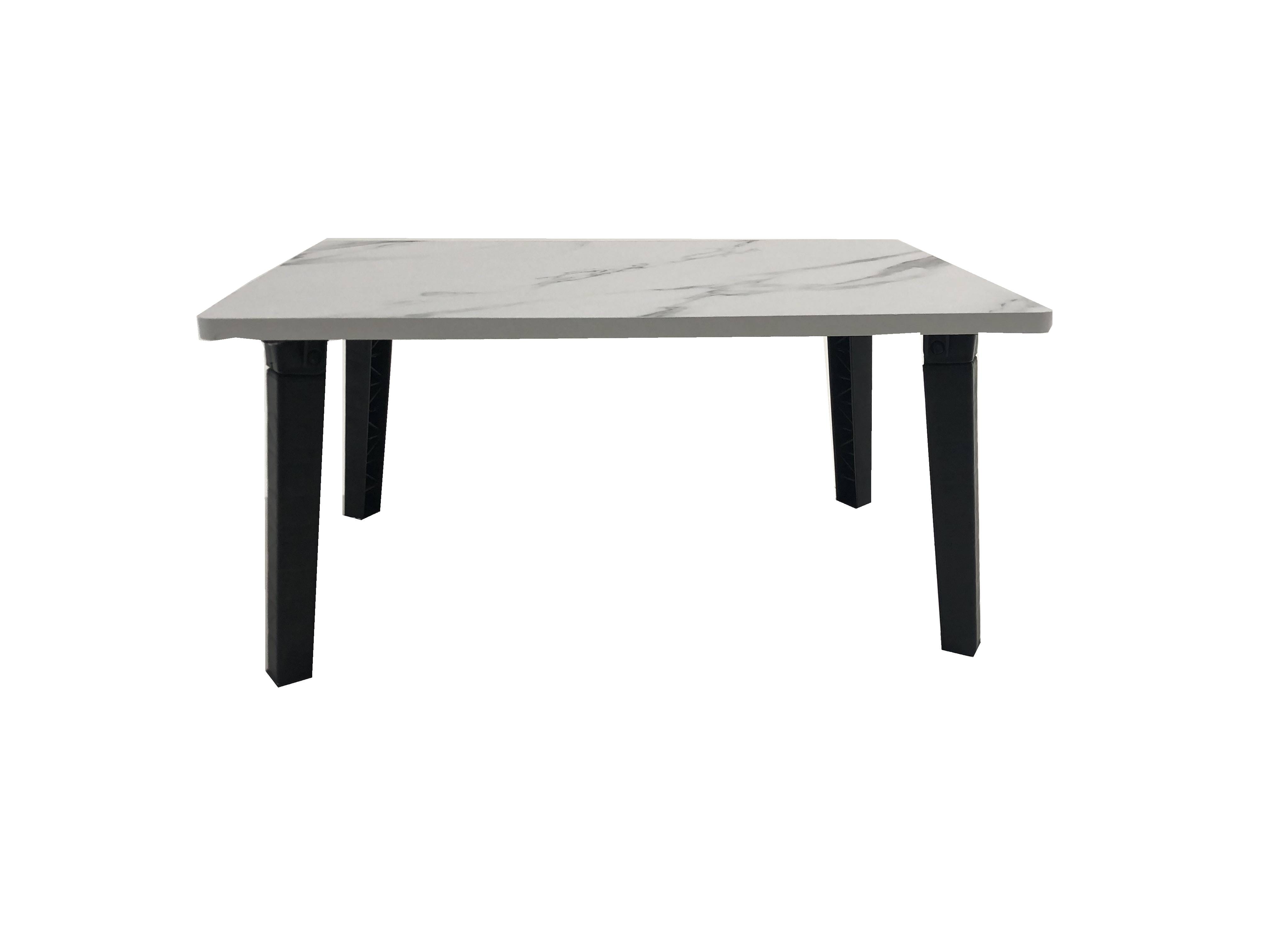 FOLDING TABLE FURDINI 40X60CM WHITE MARBLE