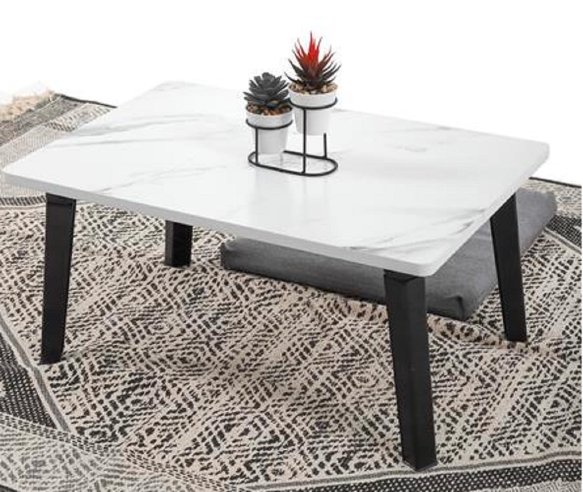 FOLDING TABLE FURDINI 40X60CM WHITE MARBLE