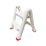2- STEP STOOL MATALL WHITE