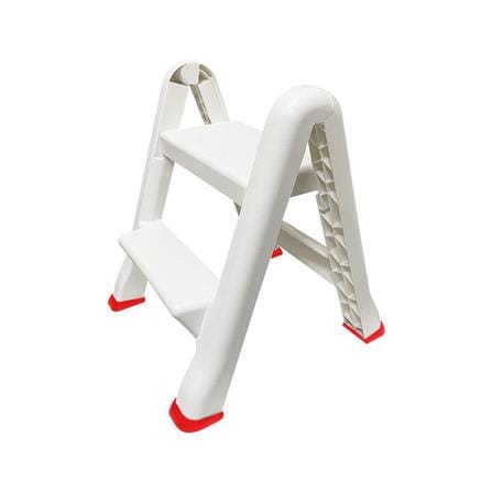 2- STEP STOOL MATALL WHITE
