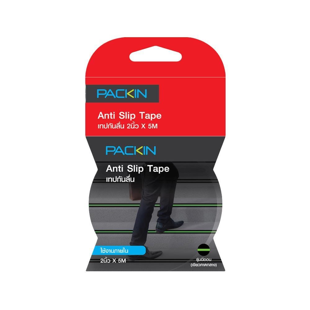 ANTI-SLIP TAPE NEON PACK IN 2INX5M GREEN/BLACK