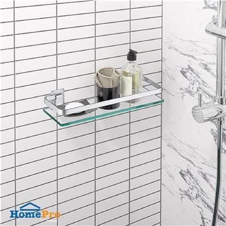 1-TIER WALL-MOUNTED GLASS SHELF MOYA A4126A
